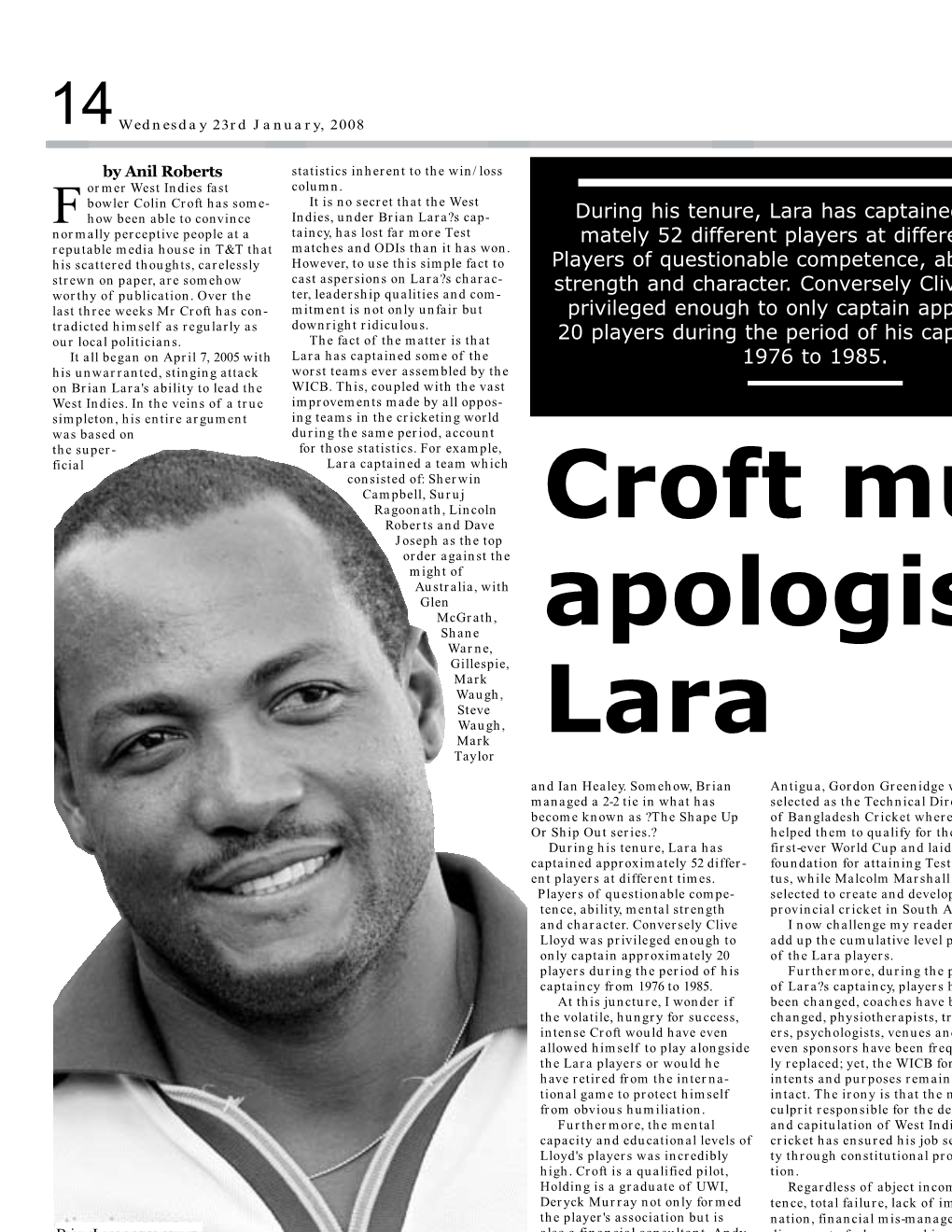 Croft Mu Apologis Lara