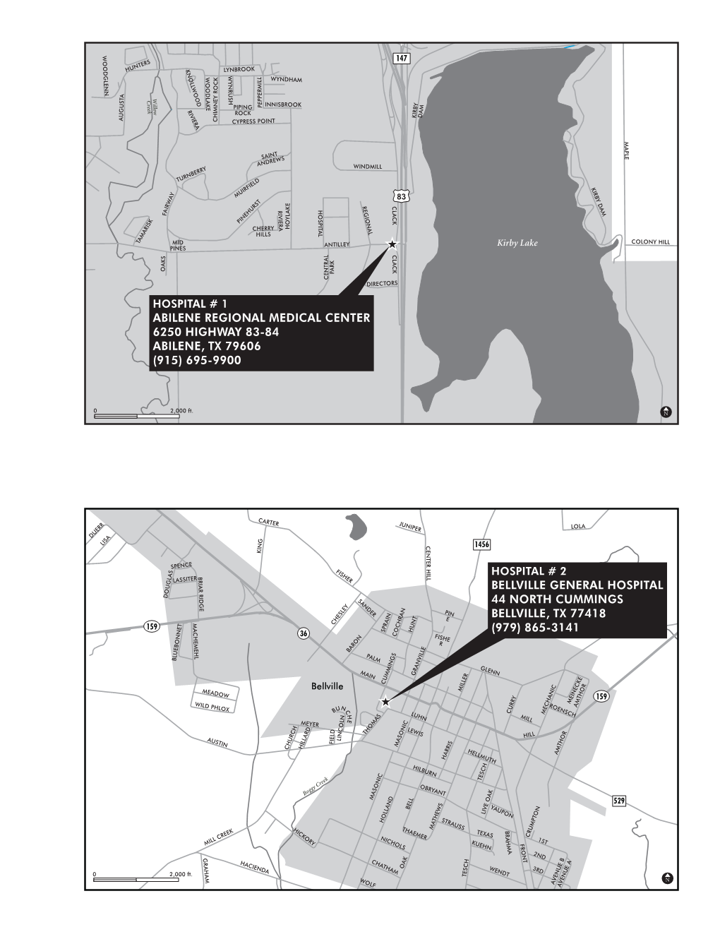 Hospital Map Book