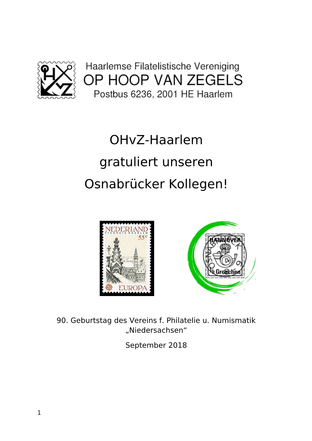 Ohvz-Haarlem Gratuliert Unseren Osnabrücker Kollegen!