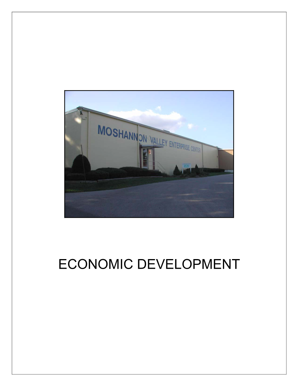 Economic Development