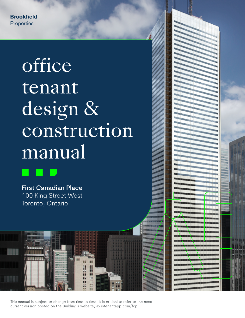 Office Tenant Design & Construction Manual