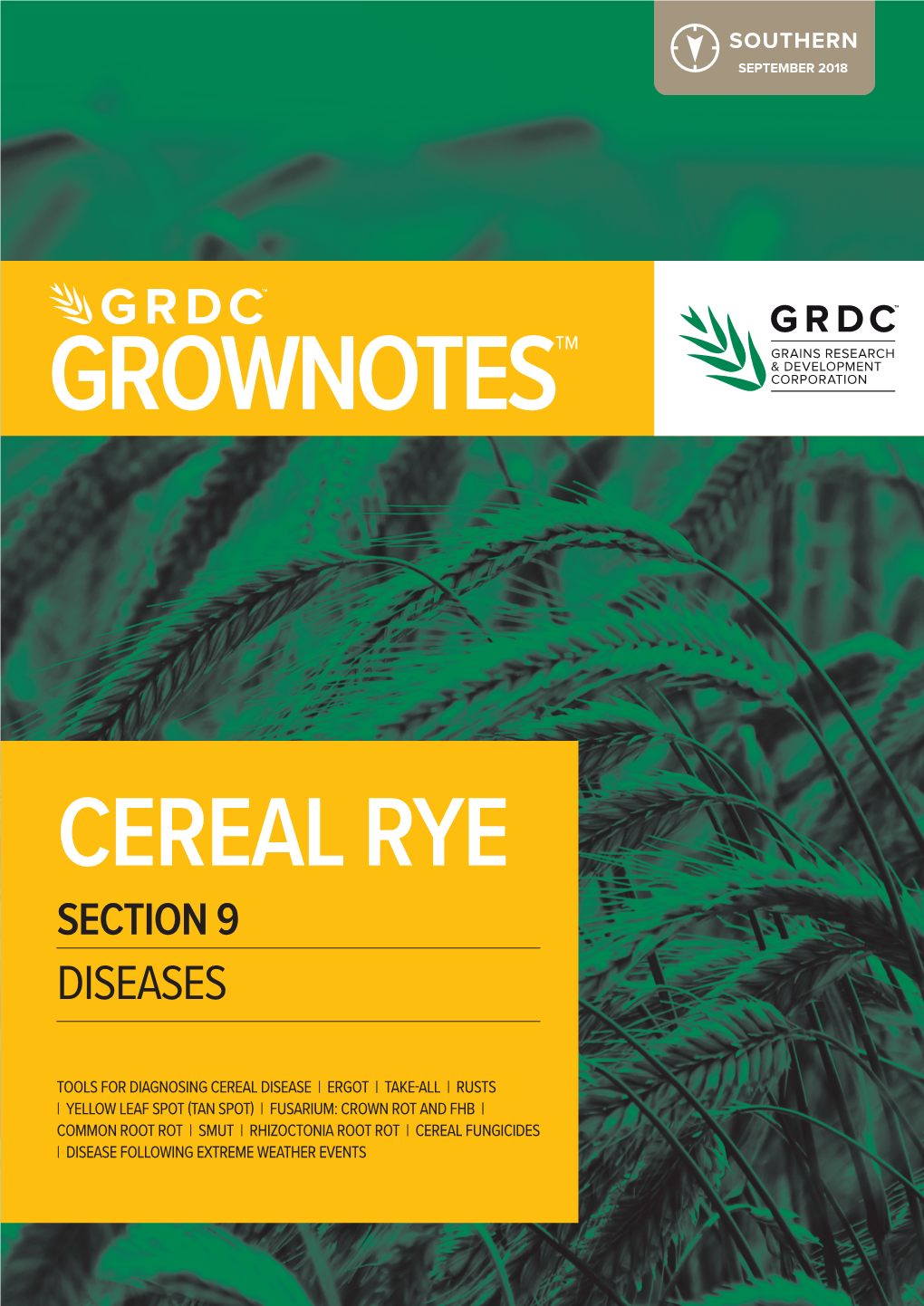 Cereal Rye Section 9 Diseases