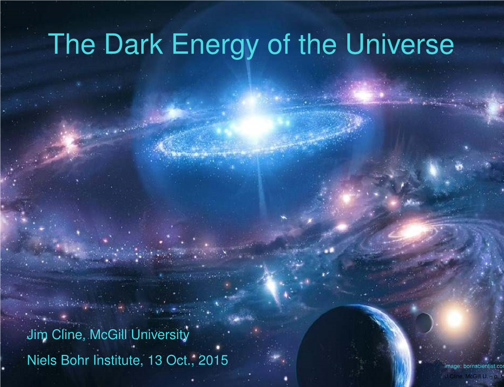 The Dark Energy of the Universe the Dark Energy of the Universe