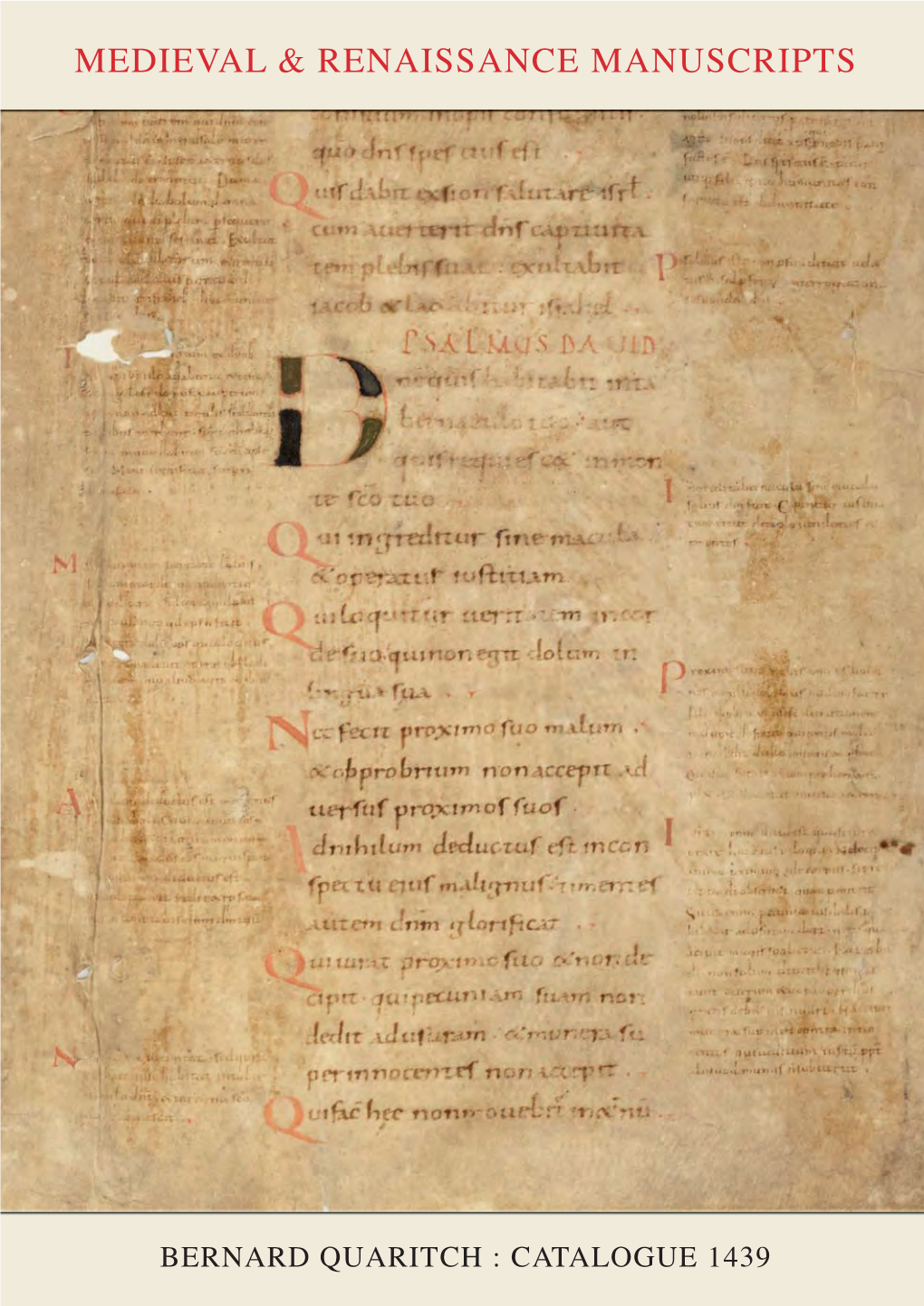 Medieval & Renaissance Manuscripts