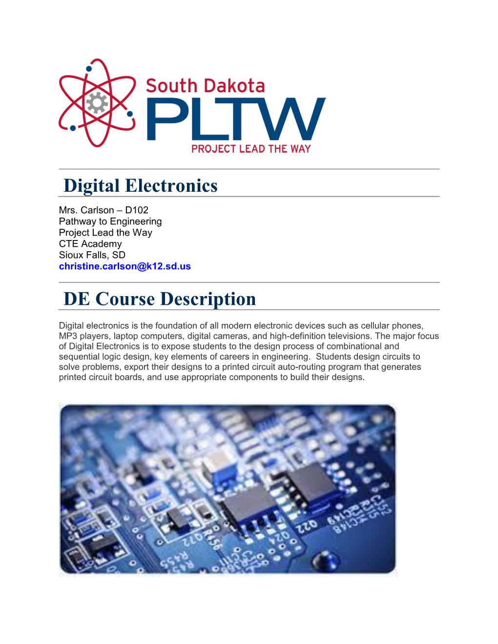 Digital Electronics Syllabus