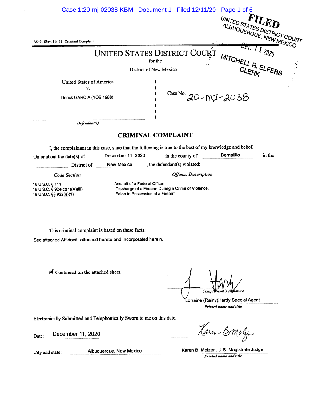 Download Derick Garcia Complaint.Pdf