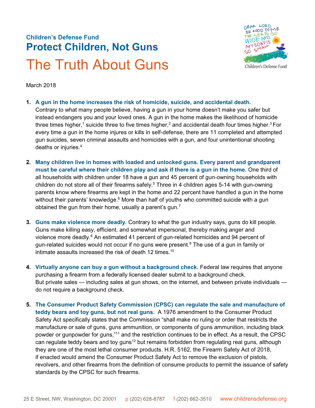 The Truth About Guns 2018 Fact Sheet