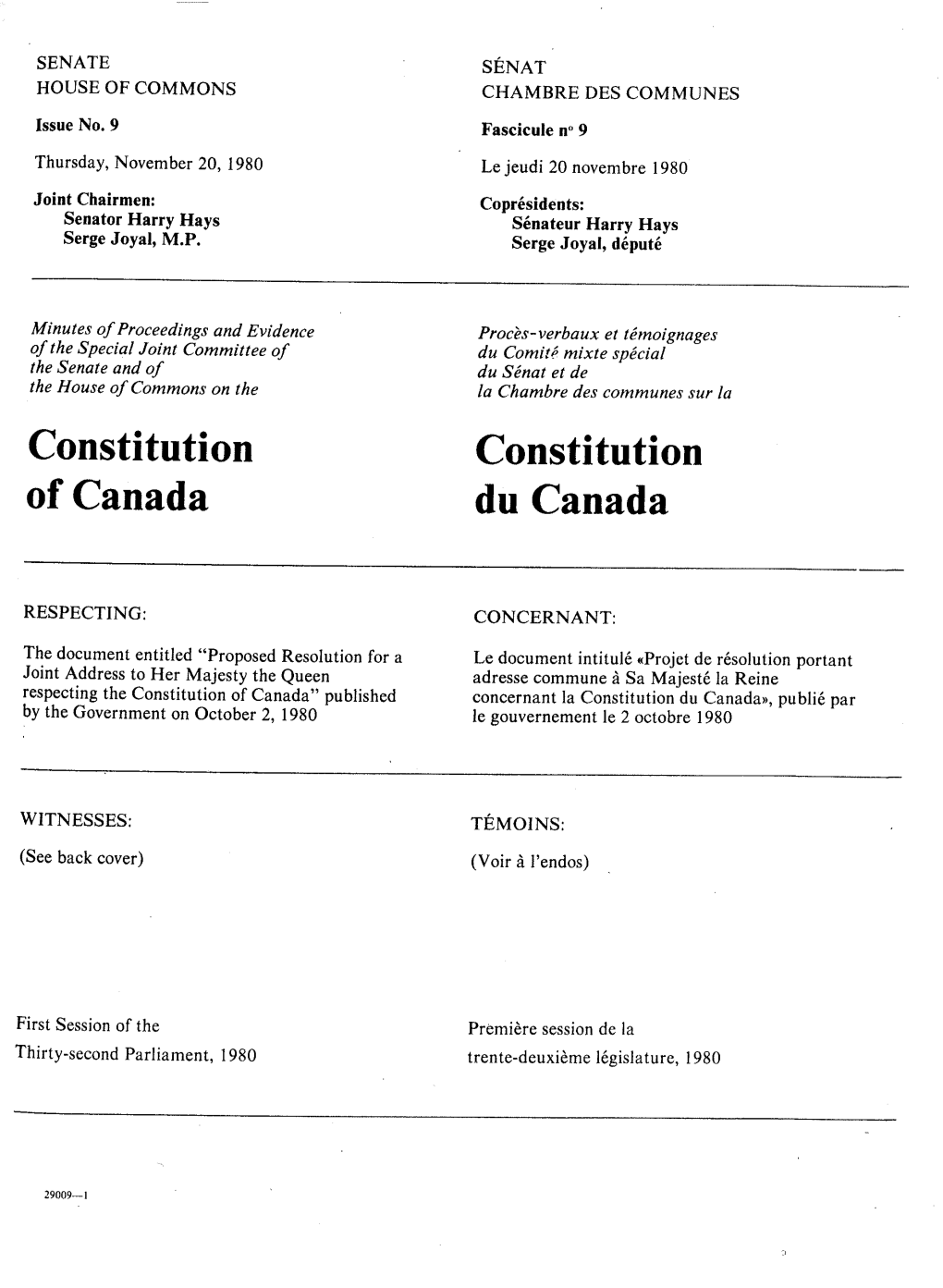 Constitution Constitution of Canada Du Canada