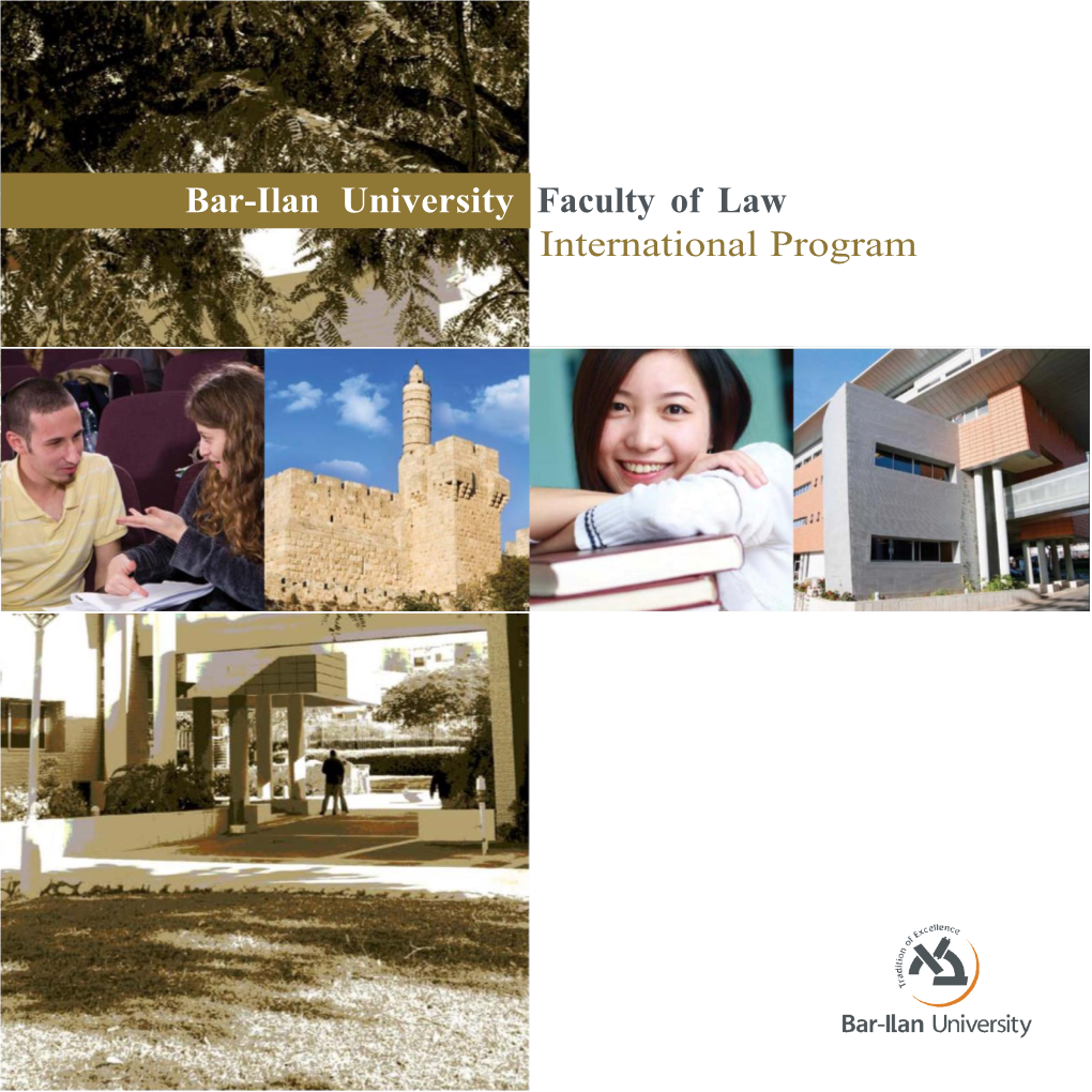 Bar-Ilan University Faculty of Law International Program