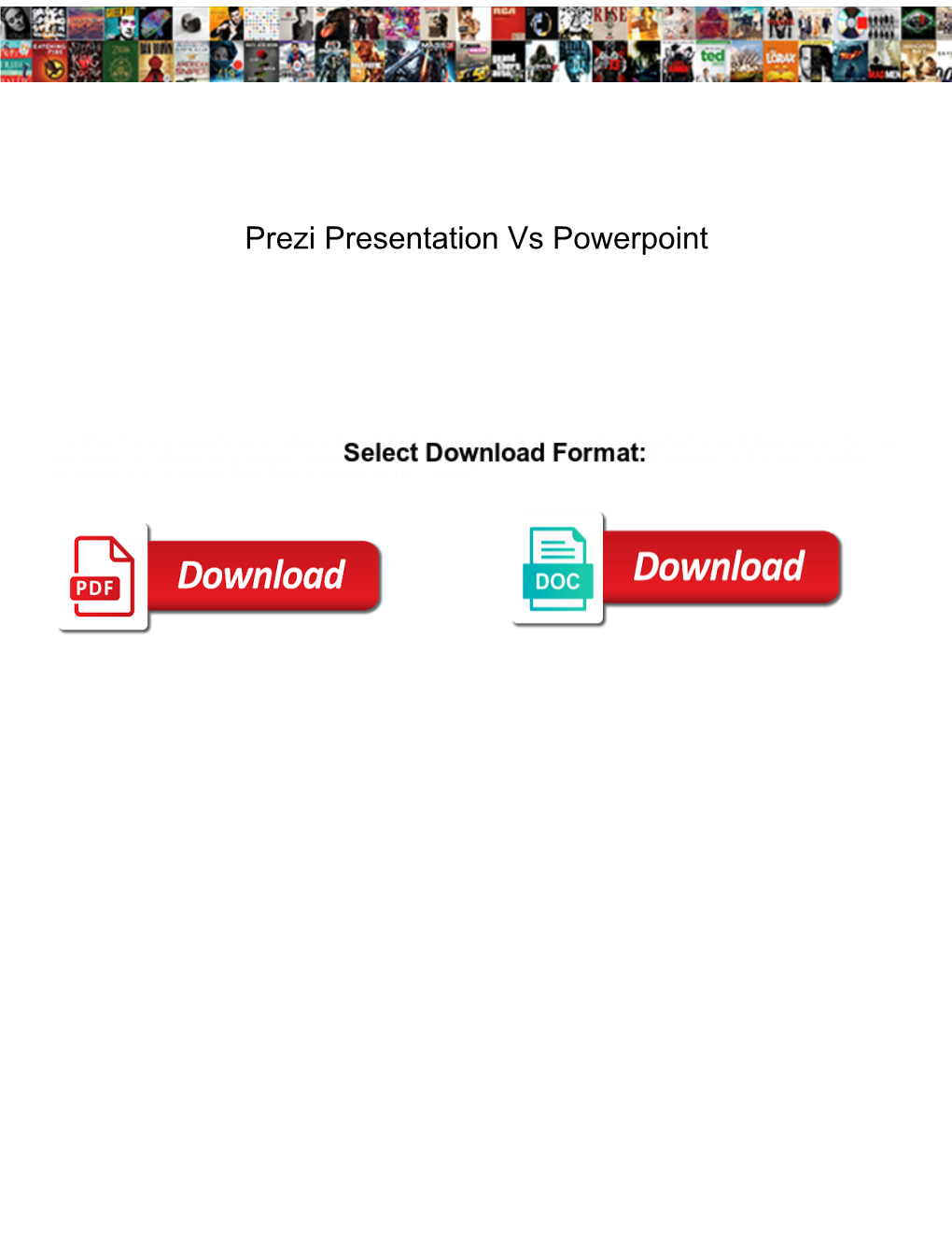 Prezi Presentation Vs Powerpoint