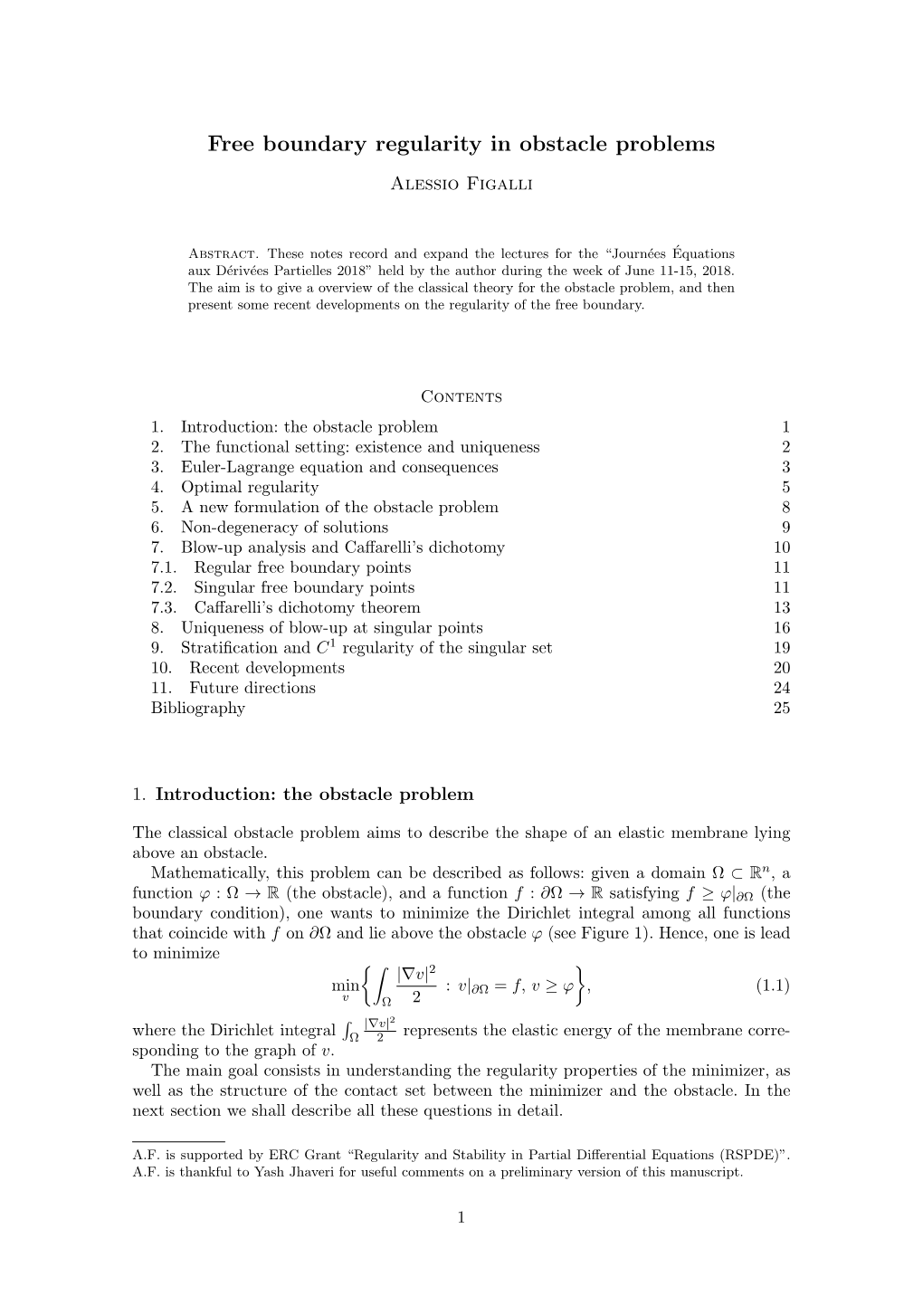 Free Boundary Regularity in Obstacle Problems