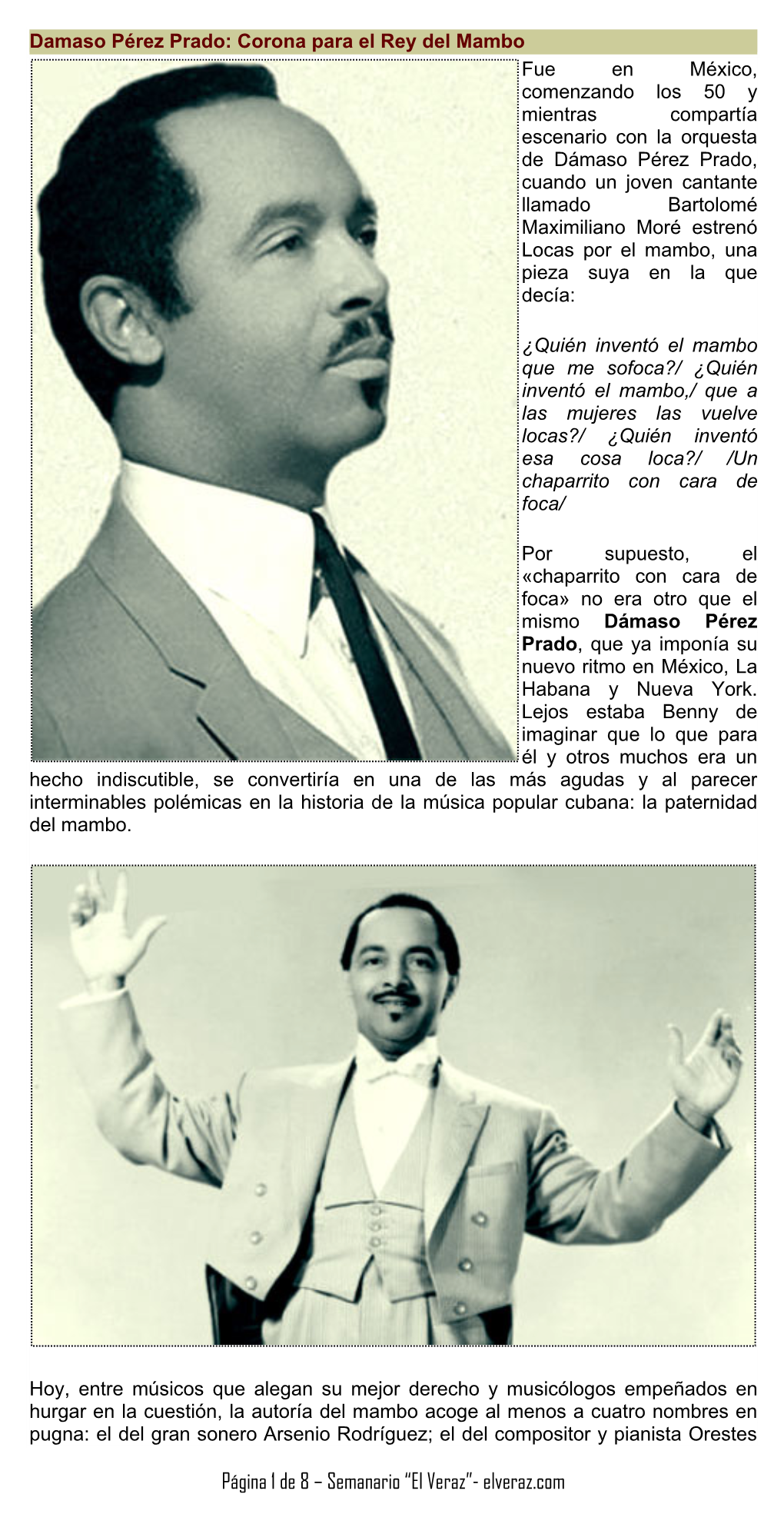 Página 1 De 8 – Semanario “El Veraz”- Elveraz.Com