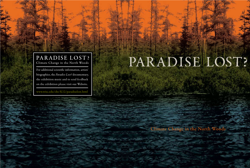 PARADISE LOST? – Climate Change in the North Woods