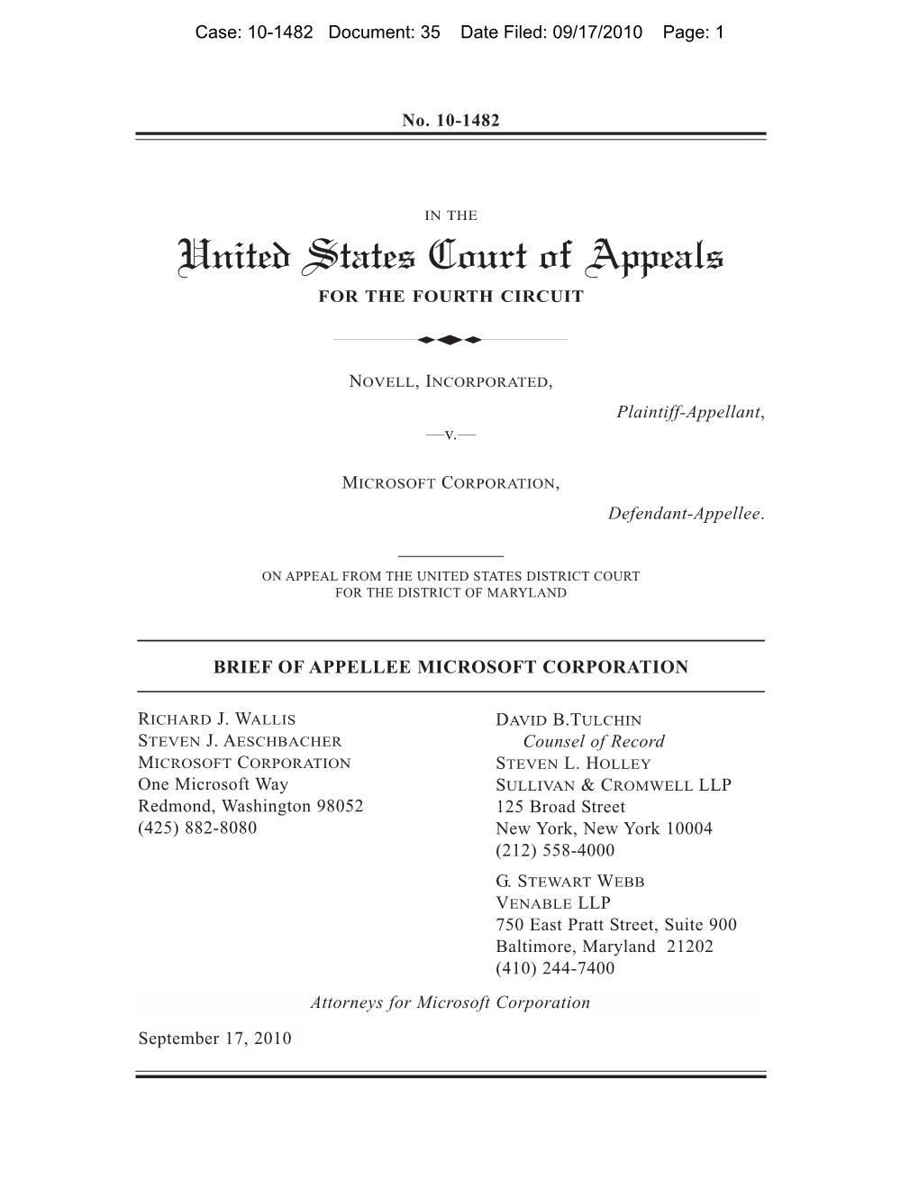 United States Court of Appeals for the FOURTH CIRCUIT