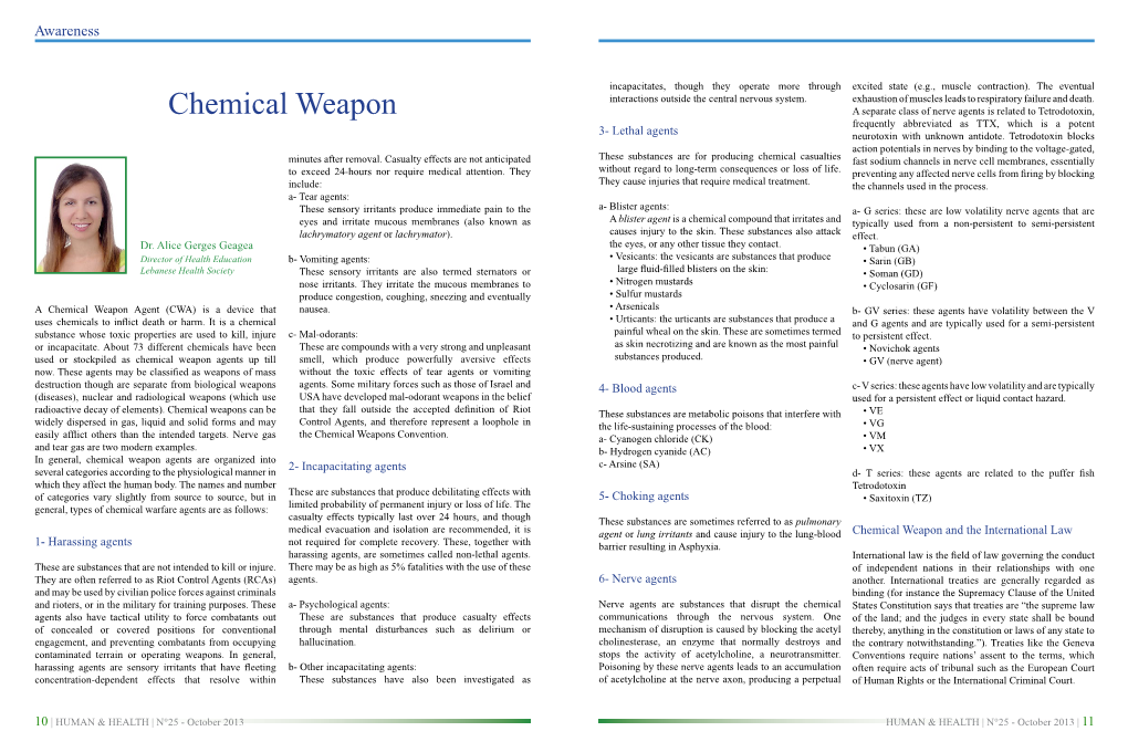 Chemical Weapon