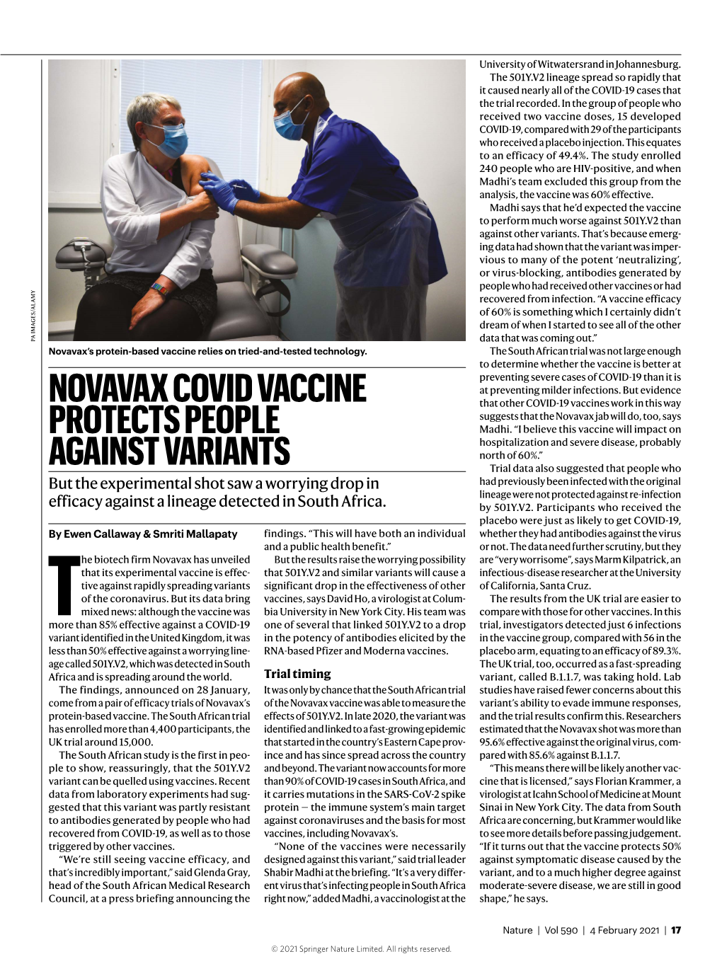 Novavax Covid Vaccine Protects People Against