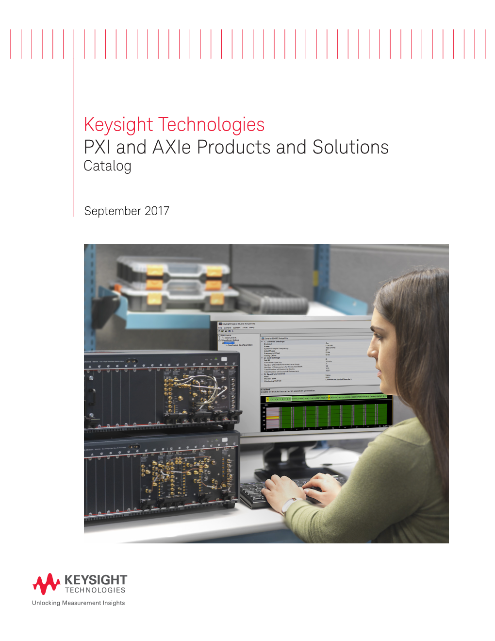 Keysight Technologies PXI and Axie Products and Solutions Catalog