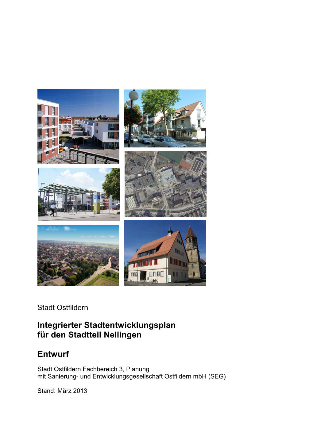 Integrierter Stadtentwicklungsplan Für Den Stadtteil Nellingen Entwurf