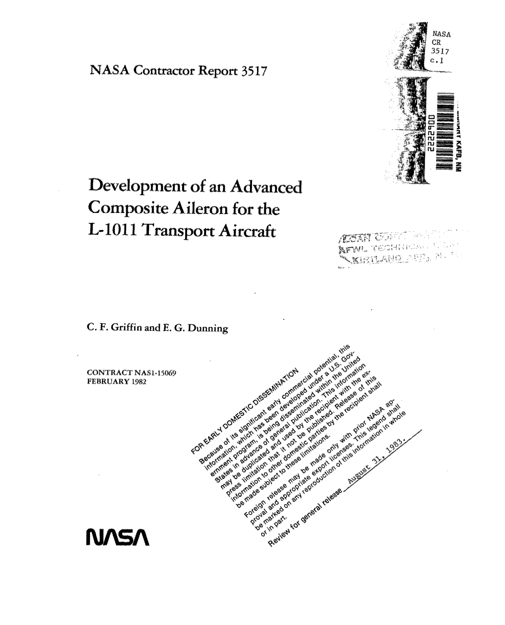 Development of an Advanced Composite Aileron for the L-101 1 Transport Aircraft