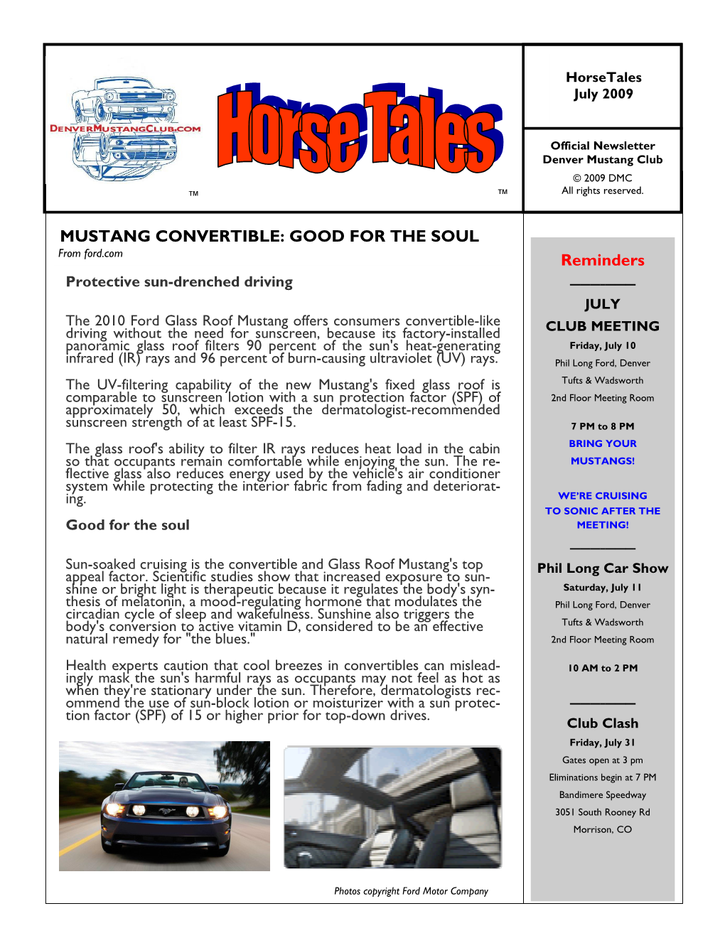 Horsetales July 09 Issue