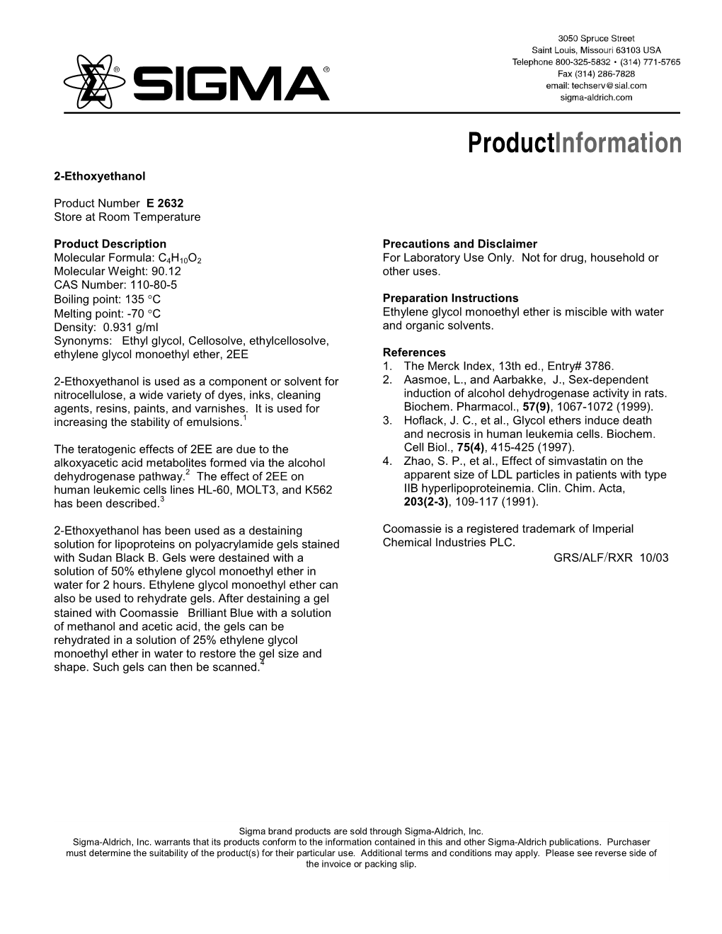 2-Ethoxyethanol