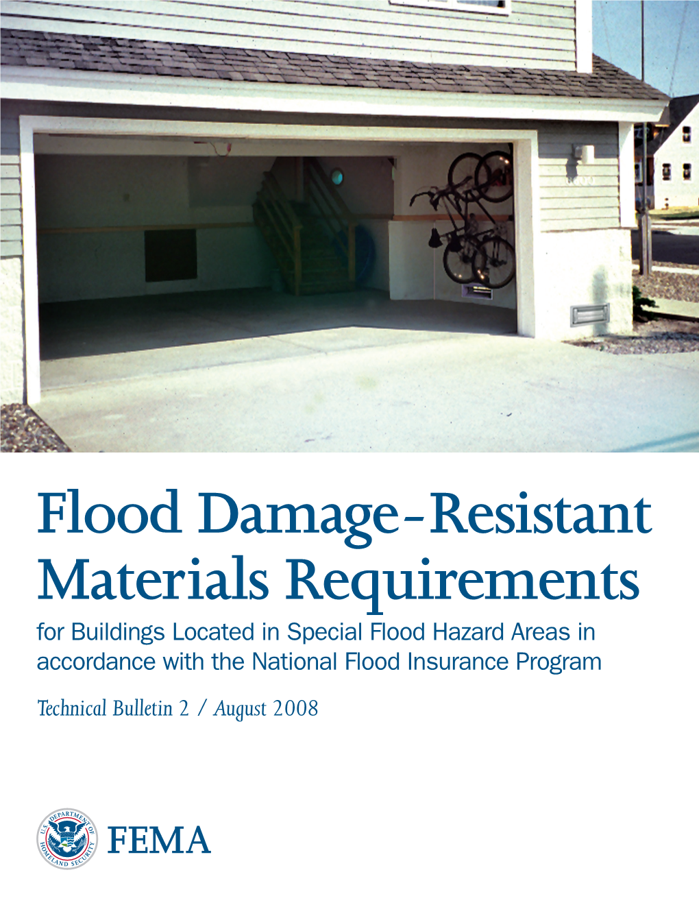 Technical Bulletin 2 – Flood Damage-Resistant Materials Requirements