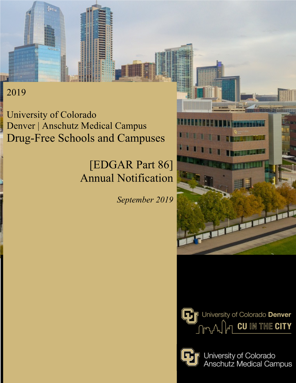 Drug-Free Schools and Campuses