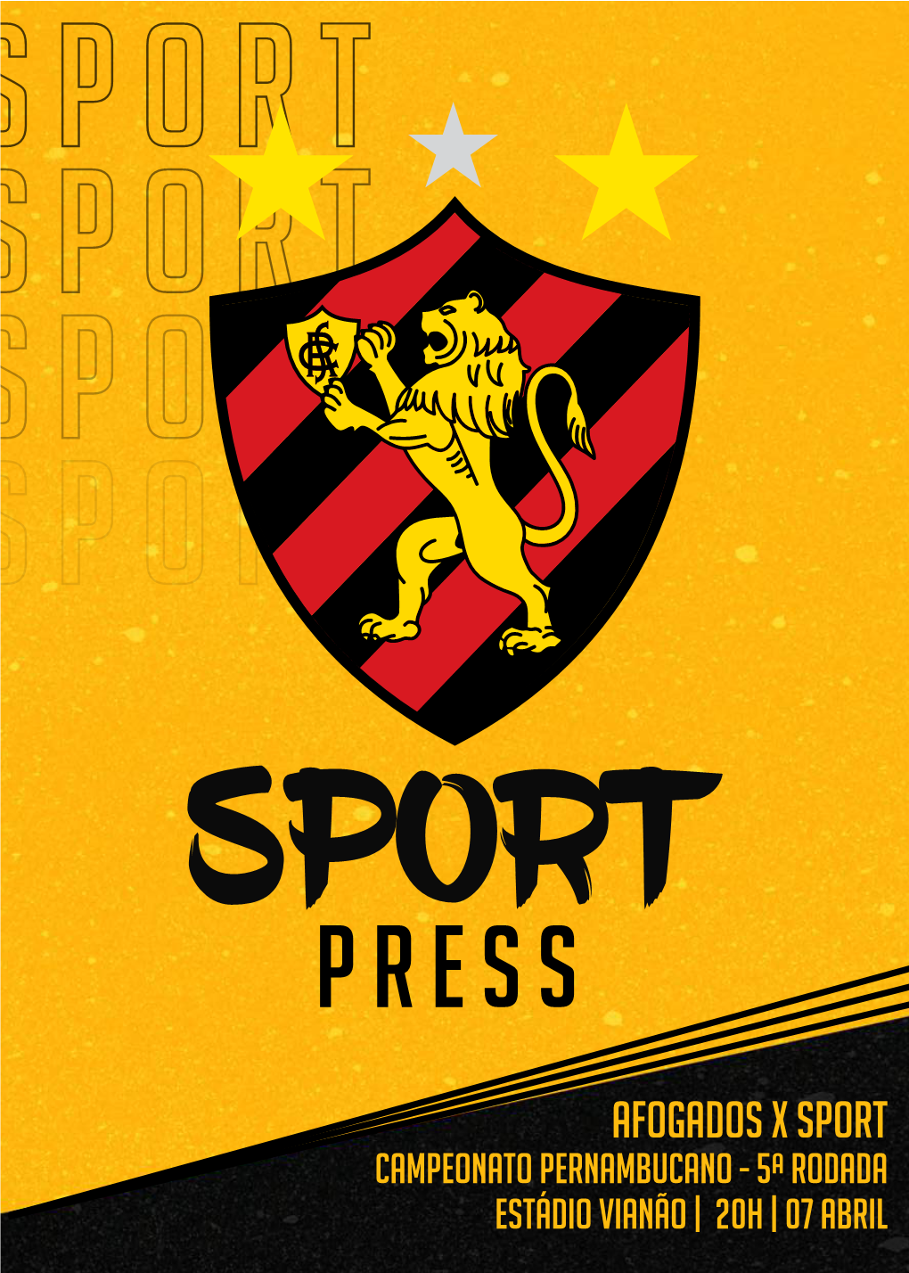 Presskit Afogados X Sport