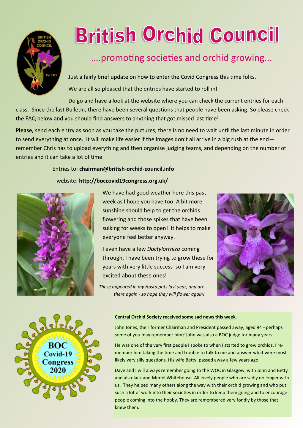 ….Promoting Societies and Orchid Growing