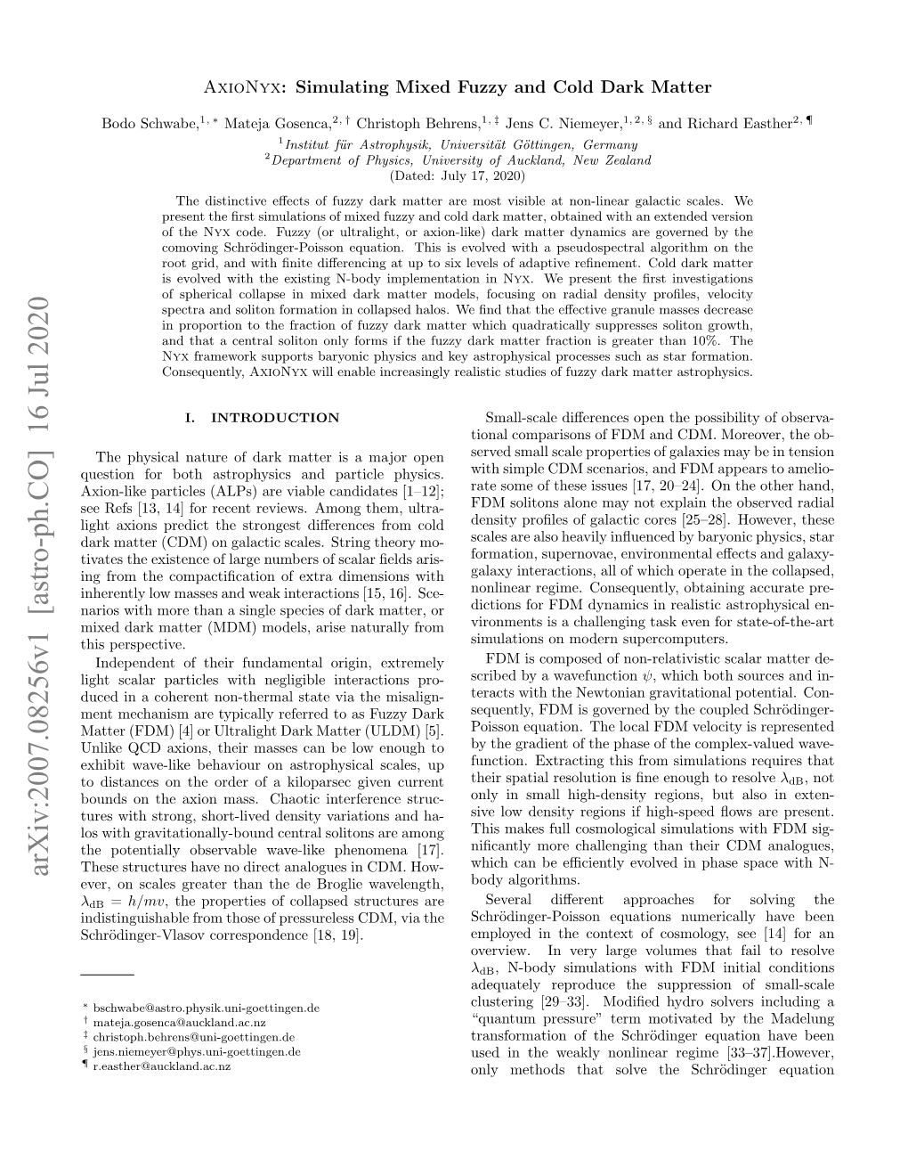 Axionyx: Simulating Mixed Fuzzy and Cold Dark Matter