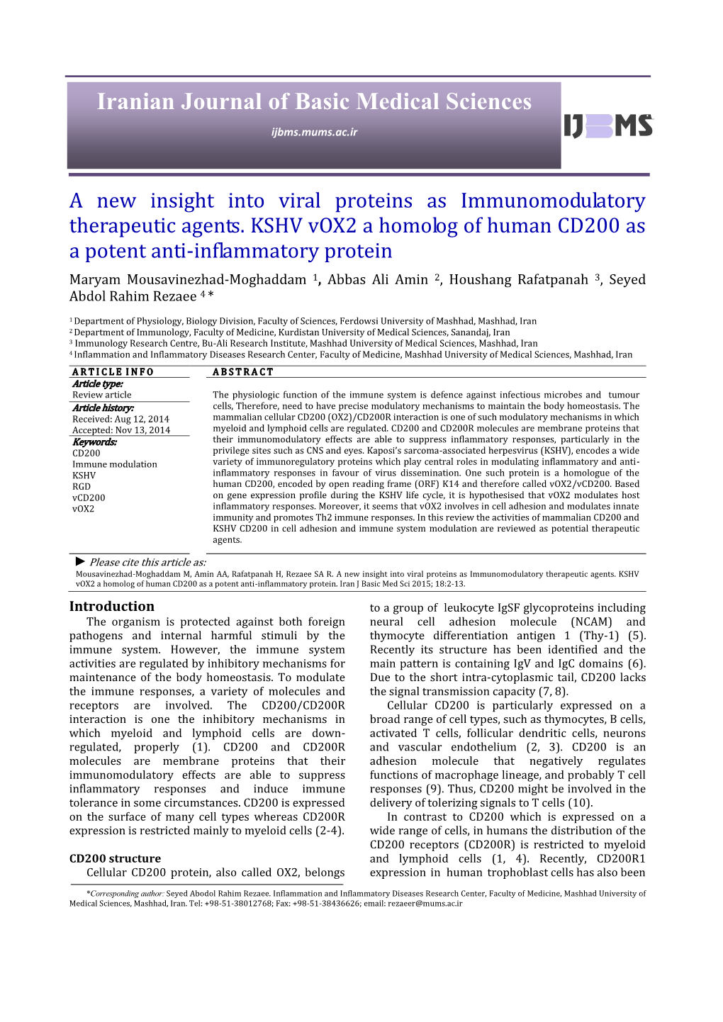 A New Insight Into Viral Proteins As Immunomodulatory Therapeutic Agents