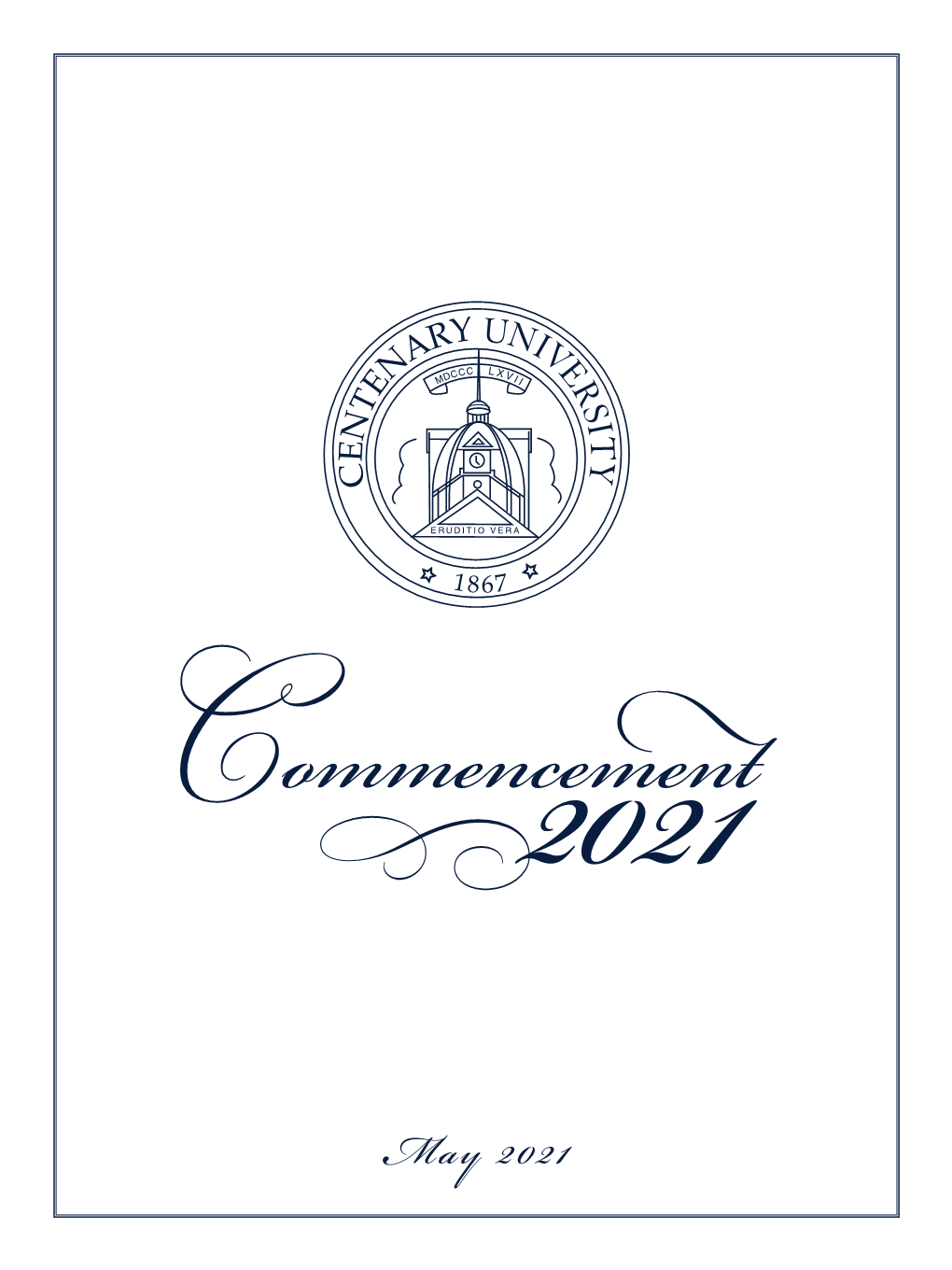 Commencement 2021 Program