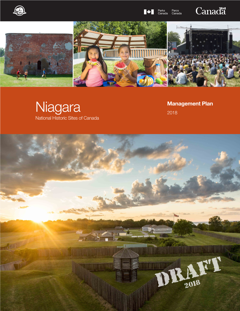 Niagara National Historic Sites of Canada Draft Management Plan 2018