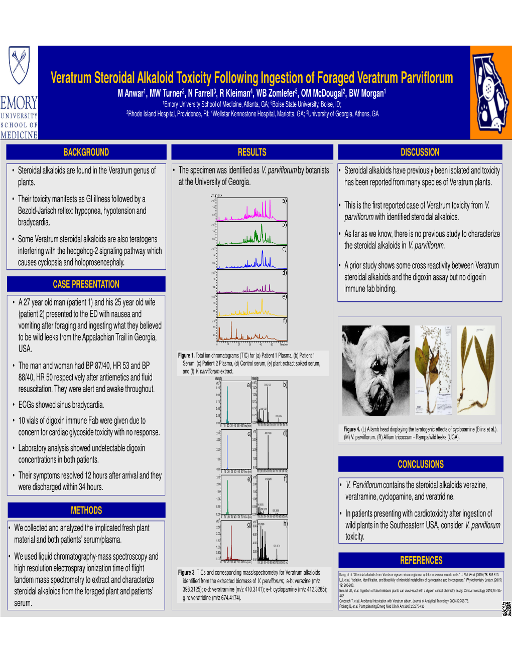 Veratrum Steroidal Alkaloid Toxicity Following Ingestion of Foraged