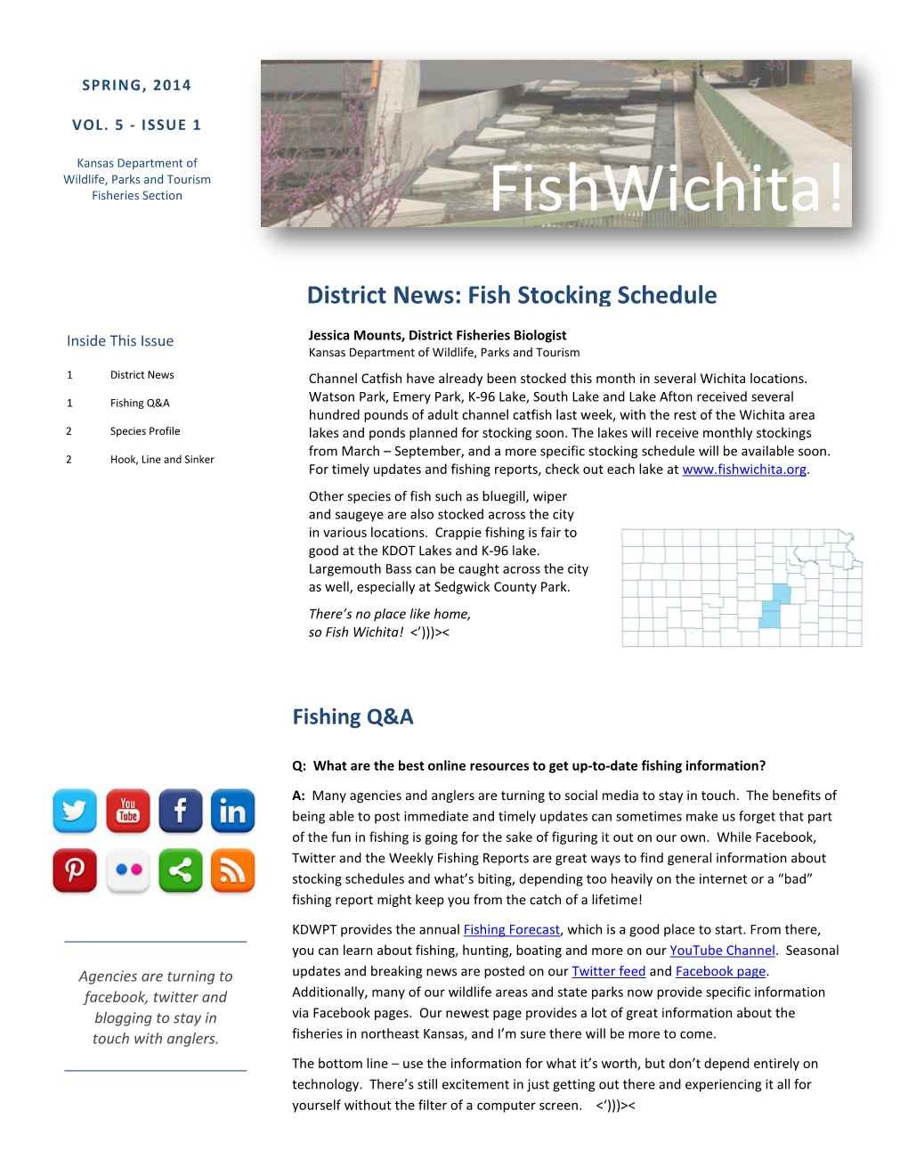 Wichita Fishing District Newsletter 4-2-2014