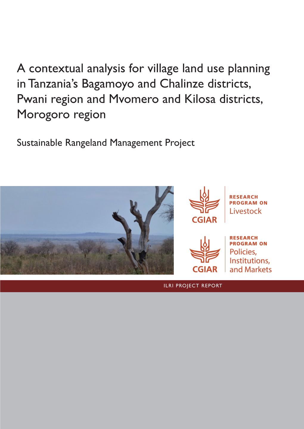 A Contextual Analysis for Village Land Use Planning in Tanzania's