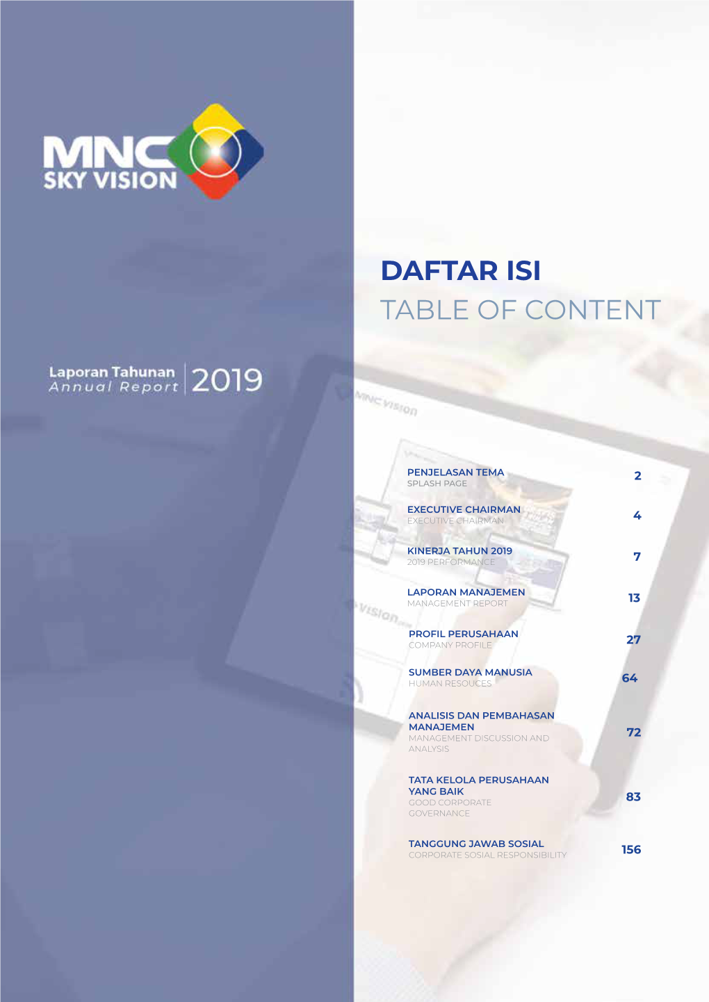 Daftar Isi Table of Content