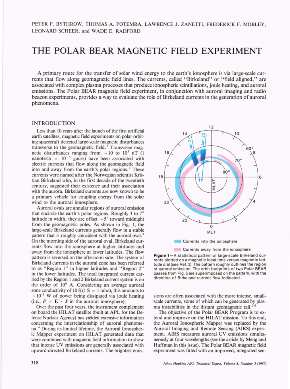 The Polar Bear Magnetic Field Experiment