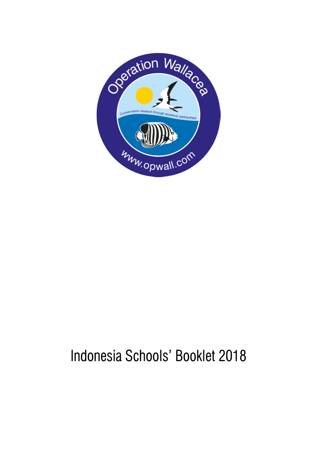 Indonesia Schools' Booklet 2018