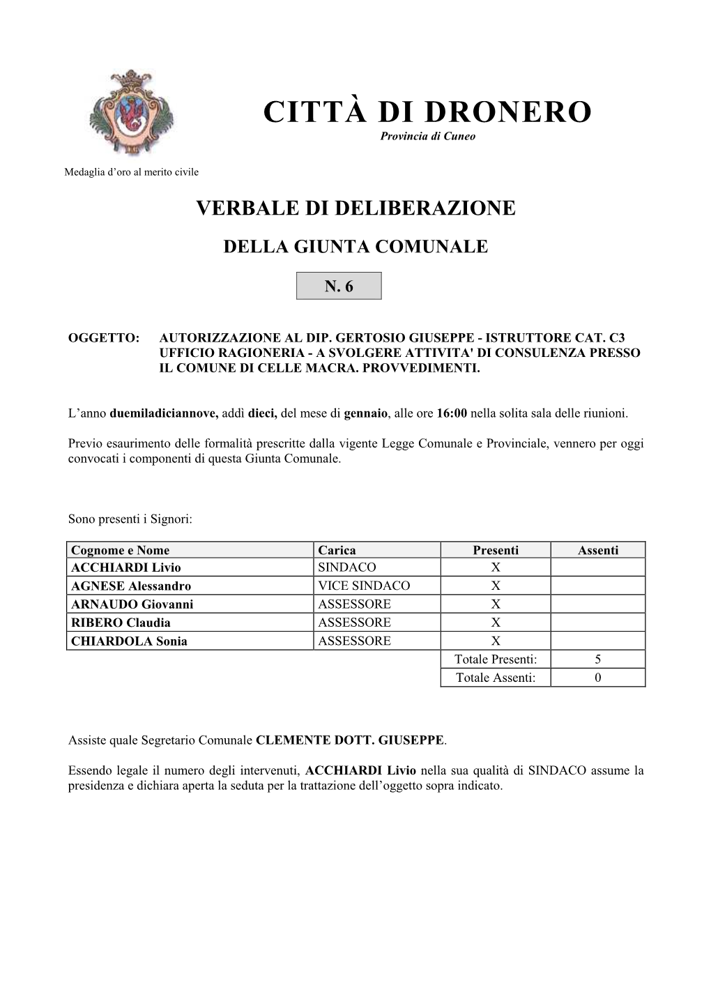 Gertosio Celle Macra 2019