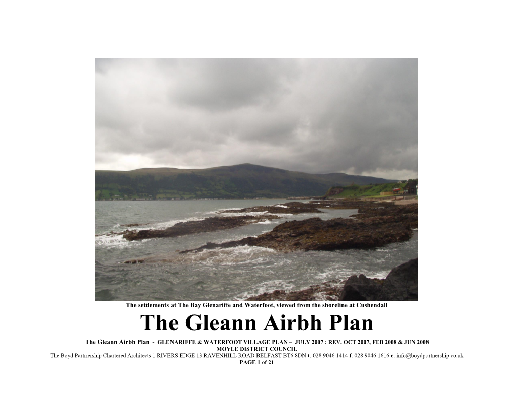 Waterfoot Village Plan – July 2007 : Rev