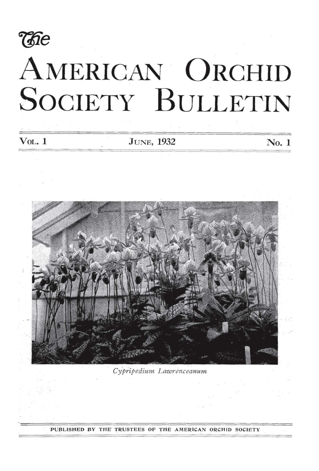 American· Orchid Society Bulletin