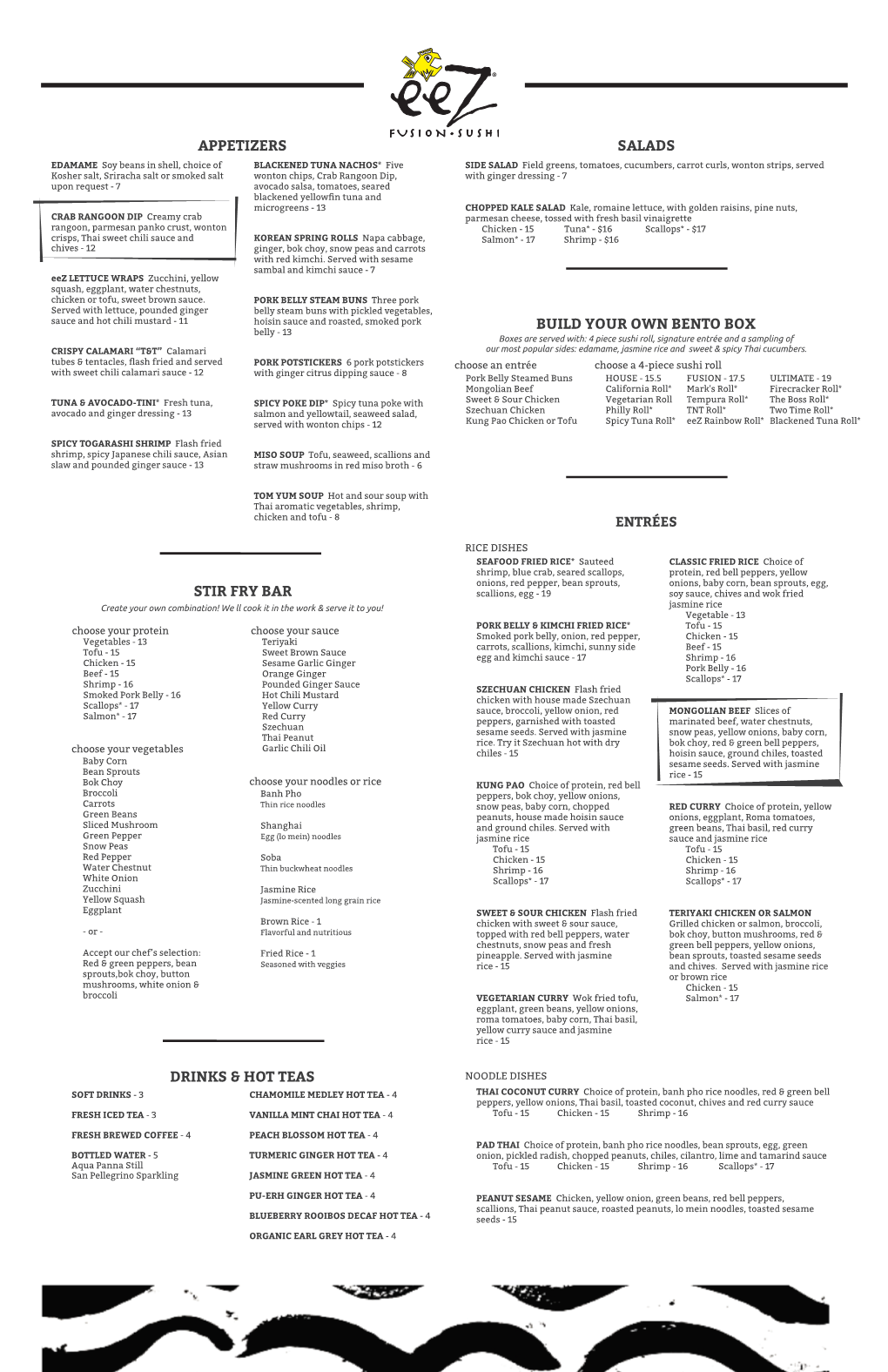 Eez Phase Two Menu