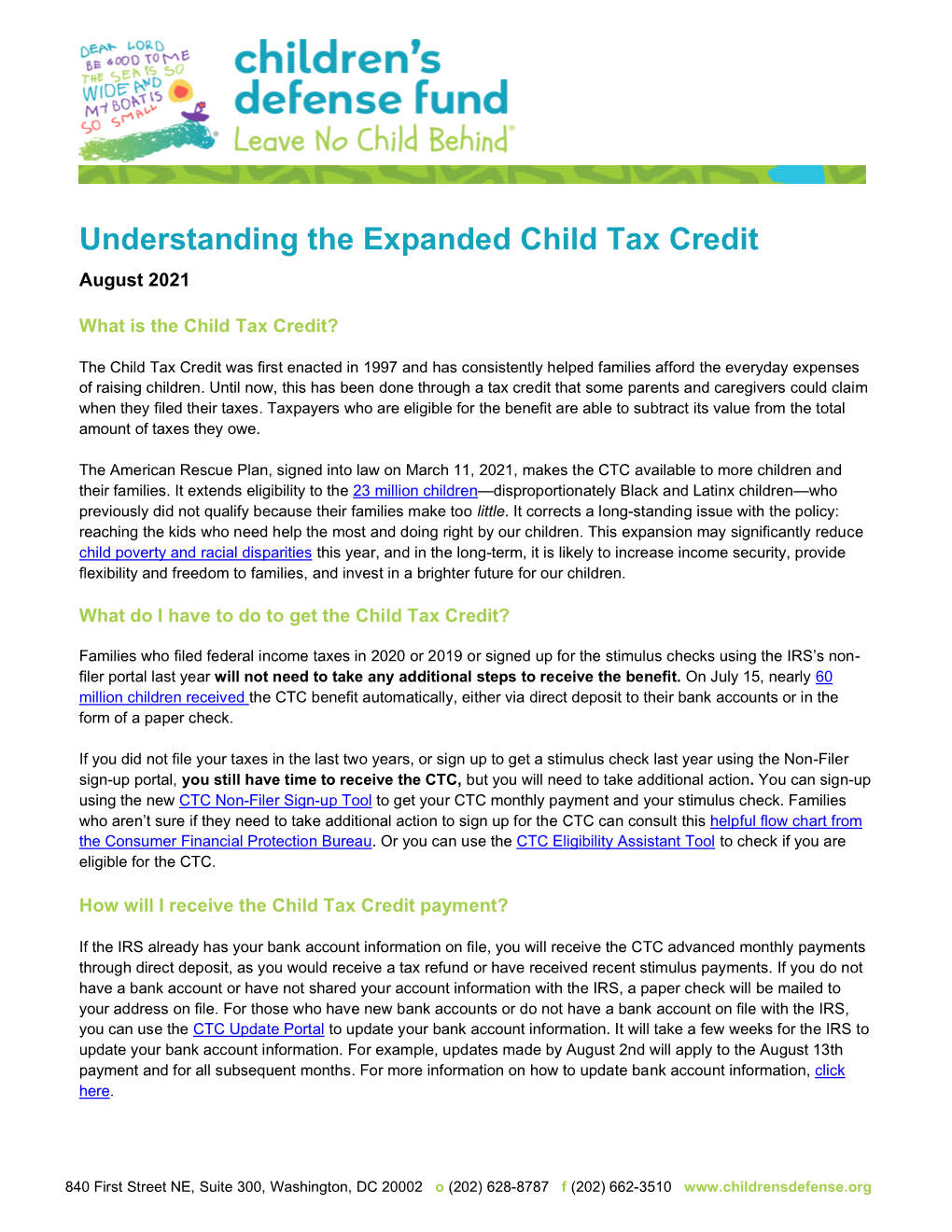 Understanding the Expanded Child Tax Credit