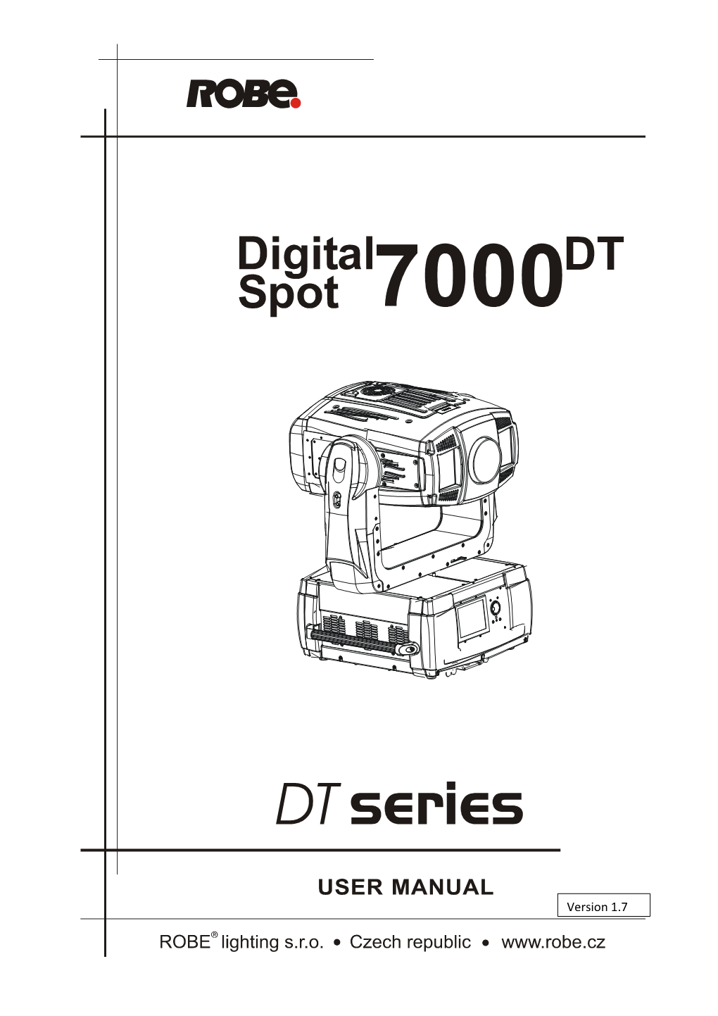 User Manual Digitalspot 7000DT V 1 7