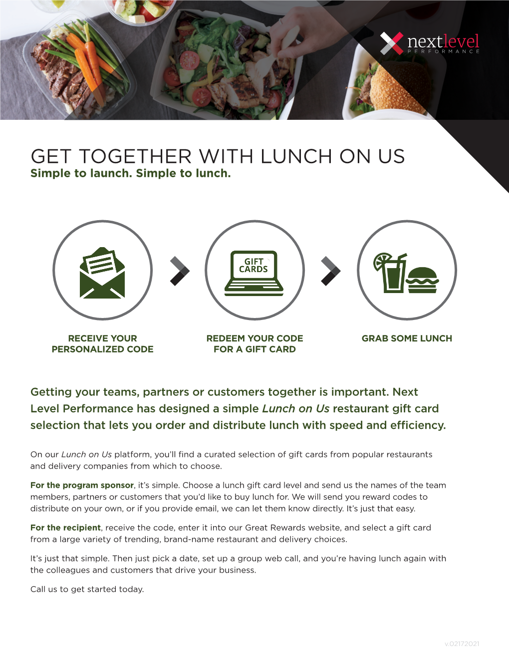 GET TOGETHER with LUNCH on US Simple to Launch