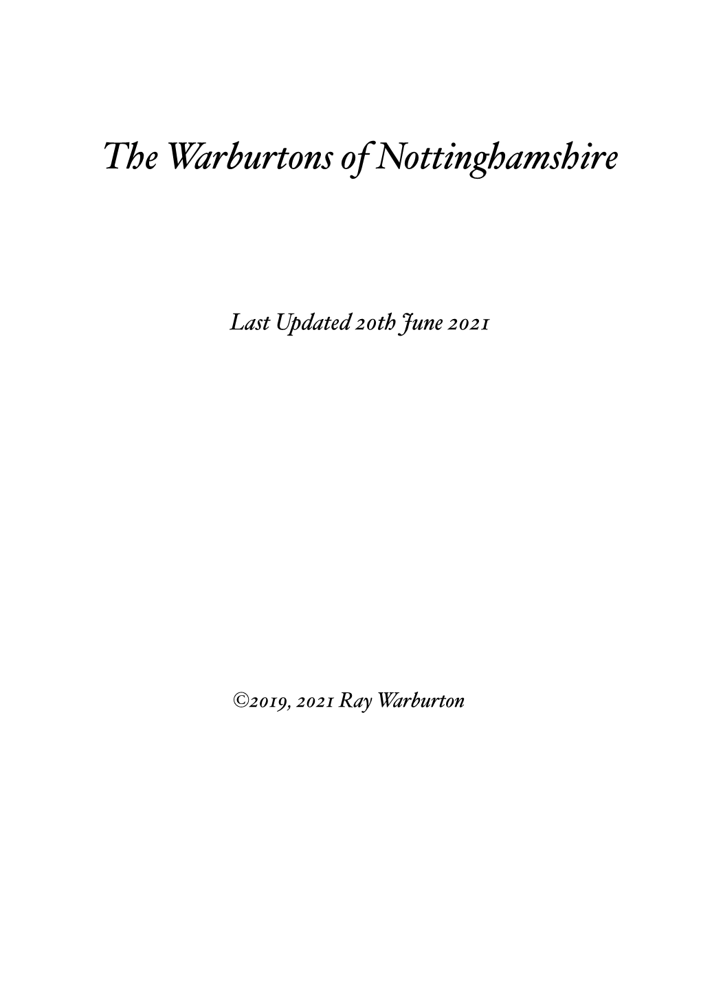 The Nottinghamshire Warburtons