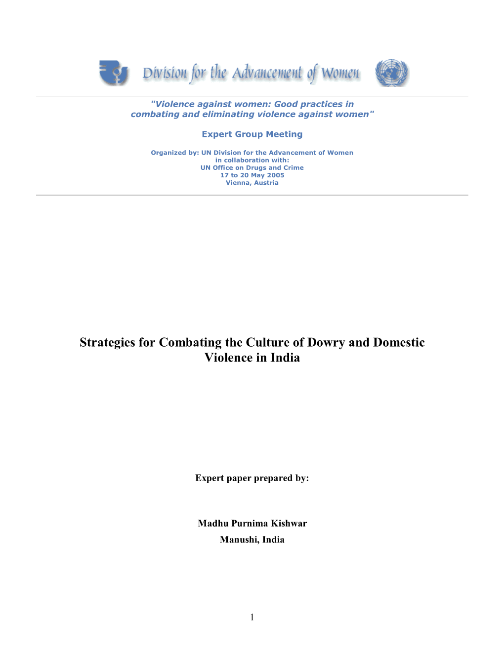 Strategies for Combating the Culture of Dowry and Domestic Violence in India