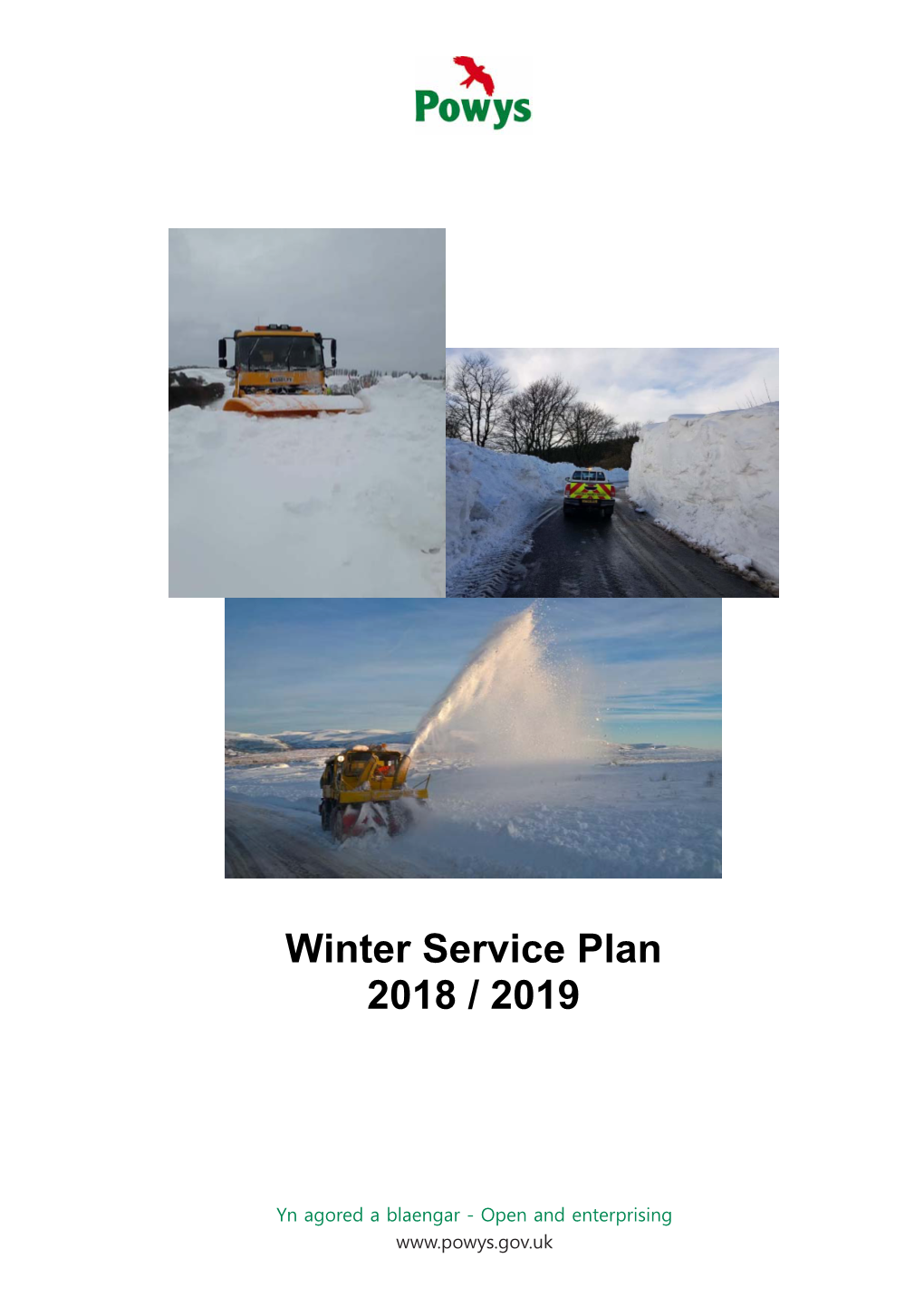 Winter Service Plan 2018 / 2019