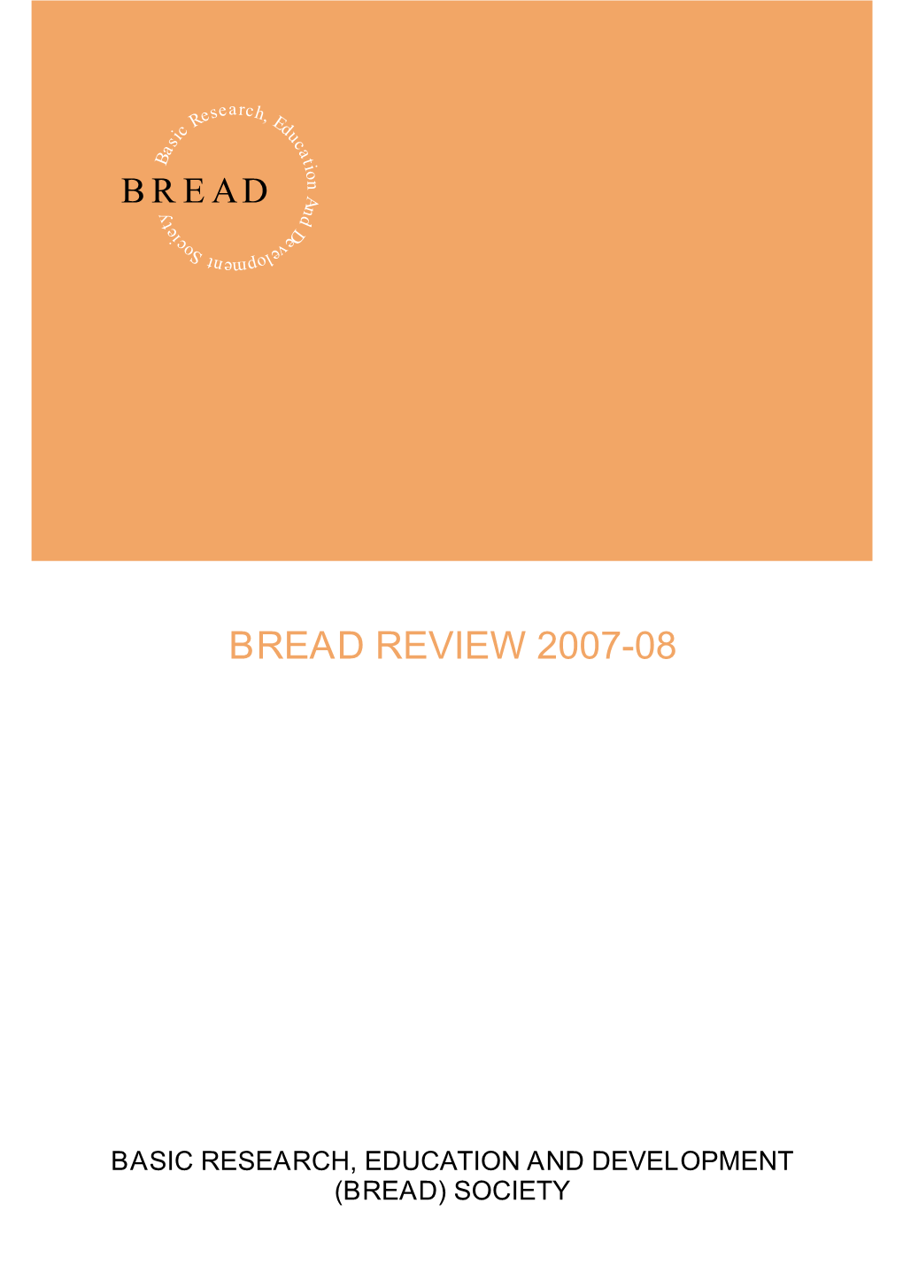 Bread Review 2007-08.Cdr